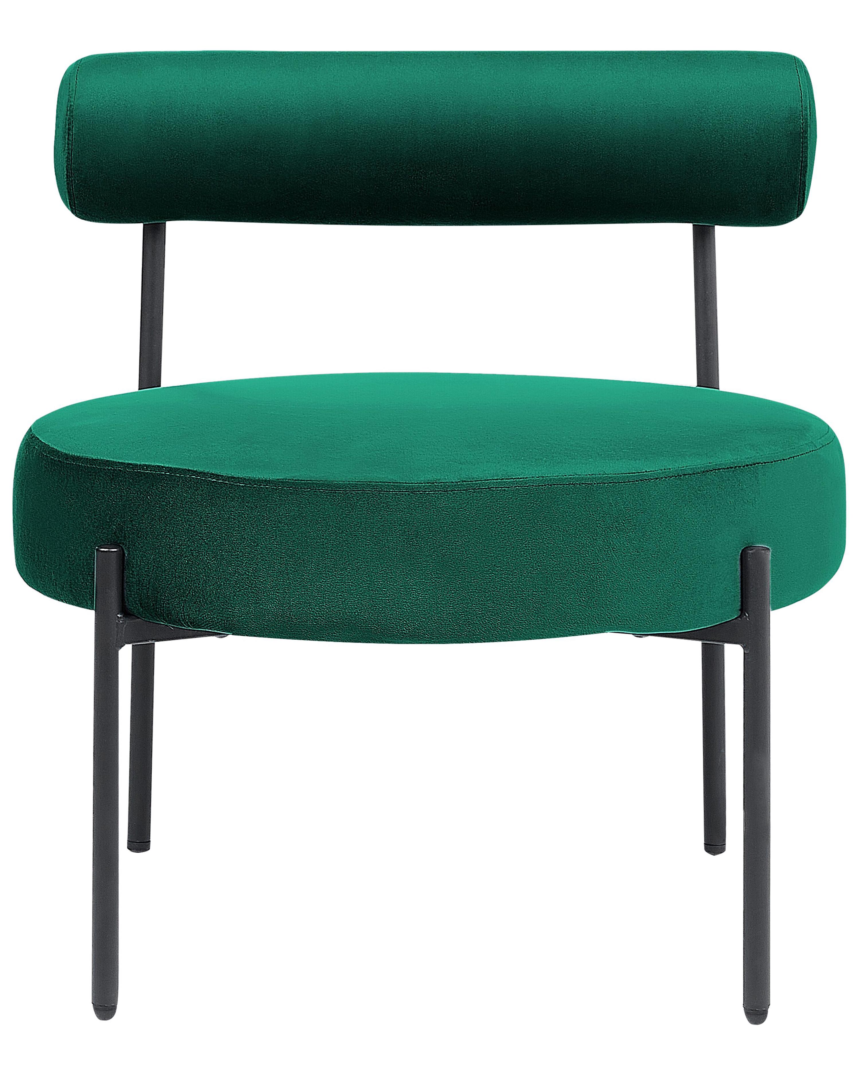 Fauteuil ALPHA Fluweel Smaragdgroen