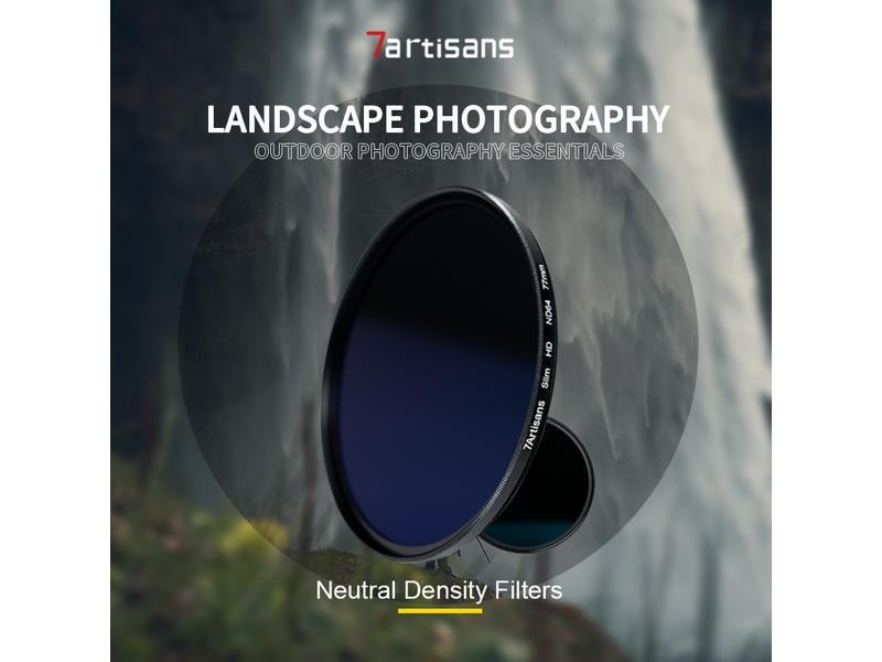 7Artisans Graufilter ND8 – 55 mm Nanobeschichtete Filter mit 55 mm Durchmesser