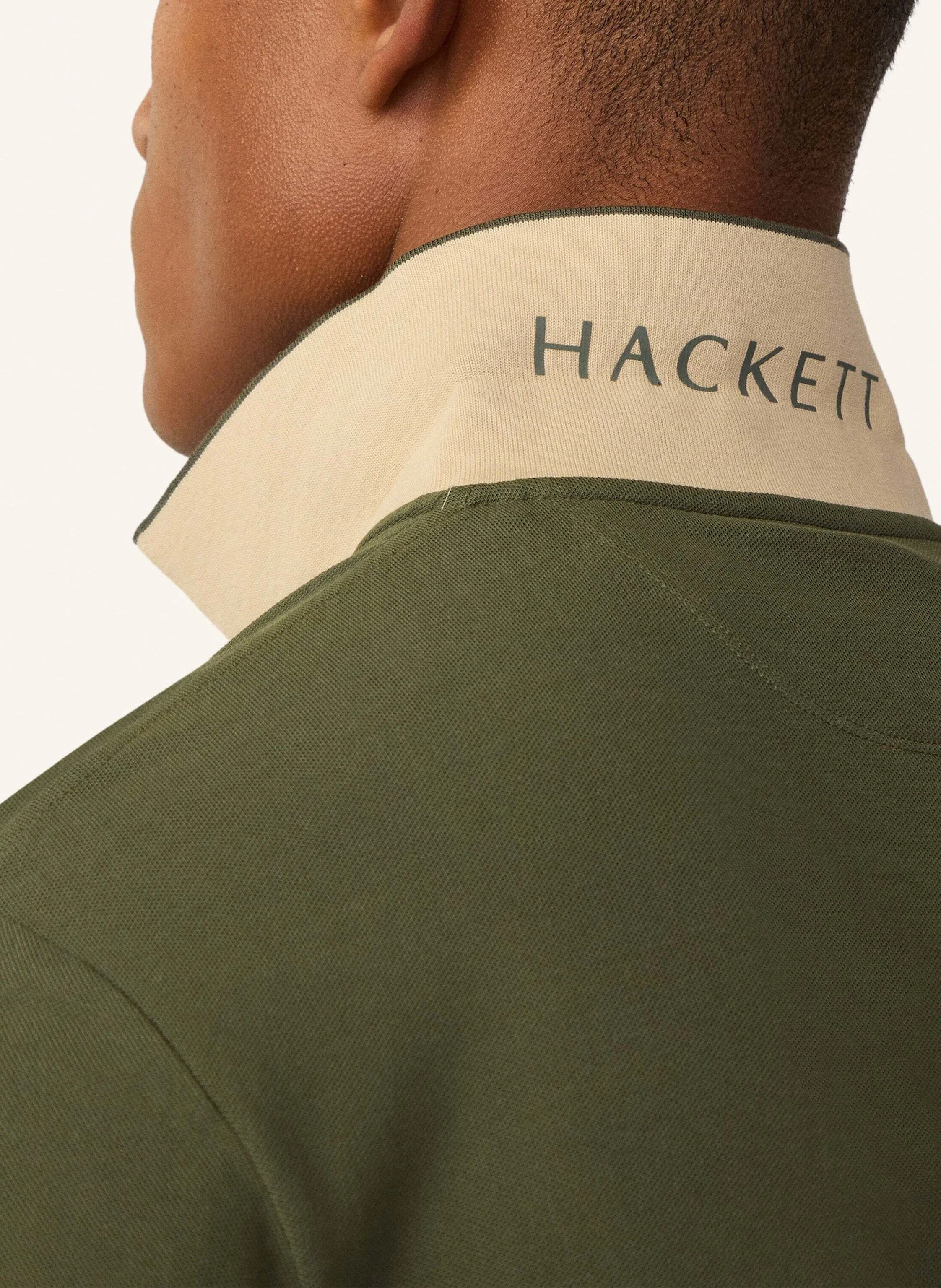 HACKETT LONDON Poloshirt SLIM LOGO POLO LS