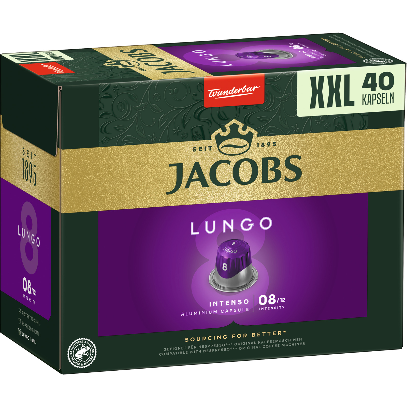 Jacobs Lungo Intenso 8 40 Kapseln