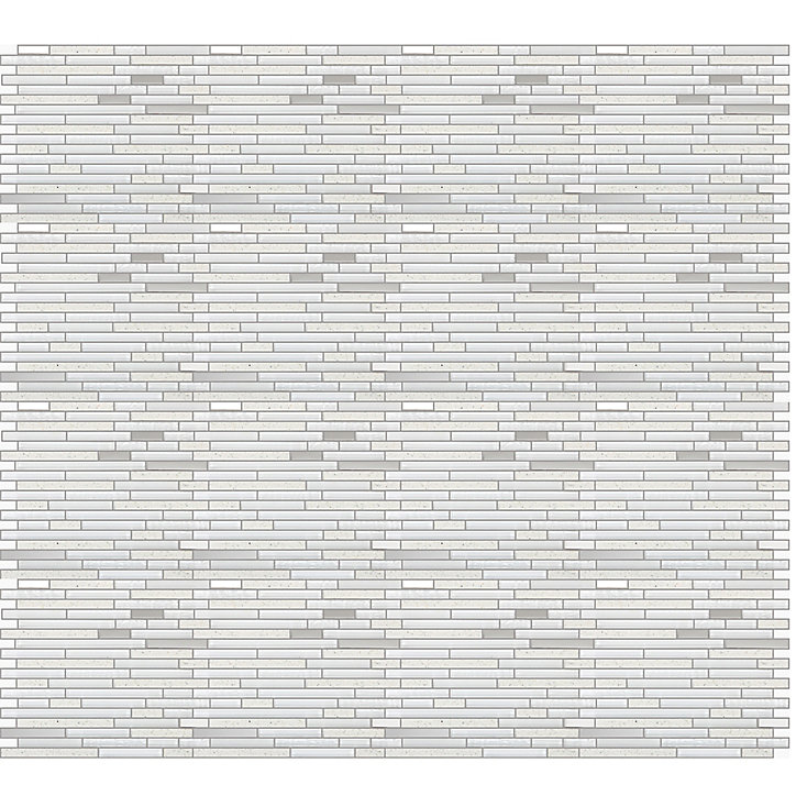 Mosaïque blanc 30x30,4cm Alessano GoodHome