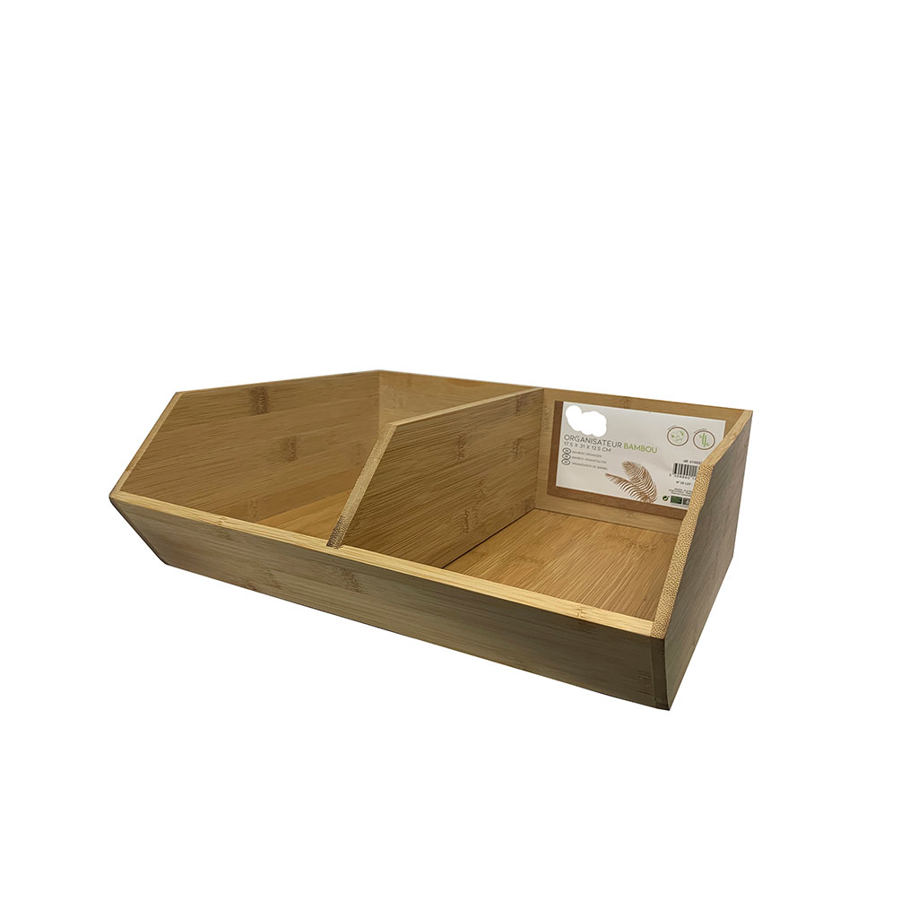 Organisateur bambou 34x31cm