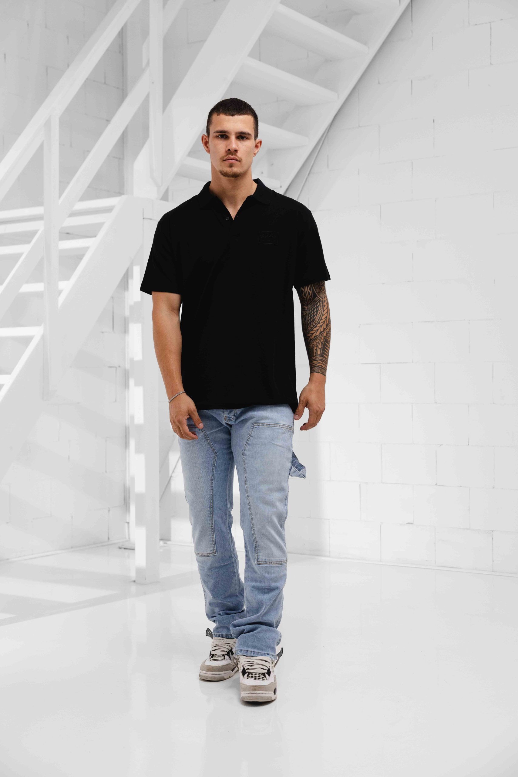 Iceberg L5 Polo Heren Zwart