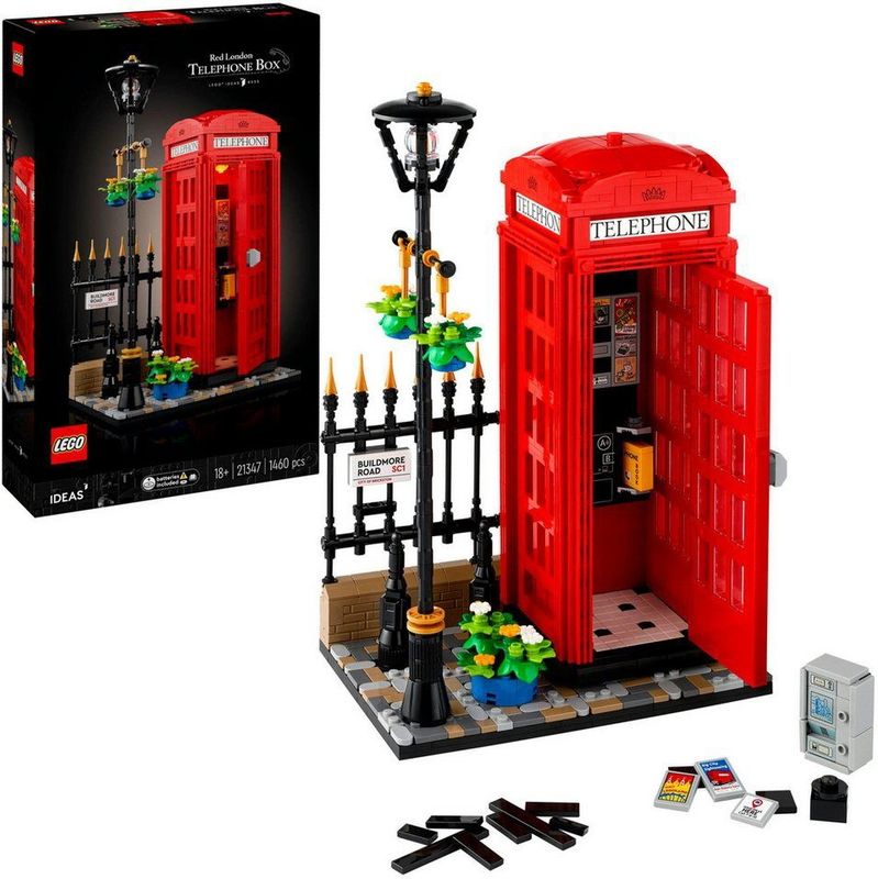 LEGO - Ideas 21347 - Bouwspel - Londense Telefooncel - 1.460 Stuks