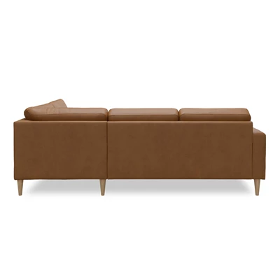Linea højrevendt hjørnesofa med pufafslutning