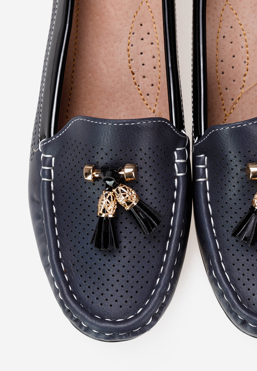 Mocassins à plateforme marine Evomela