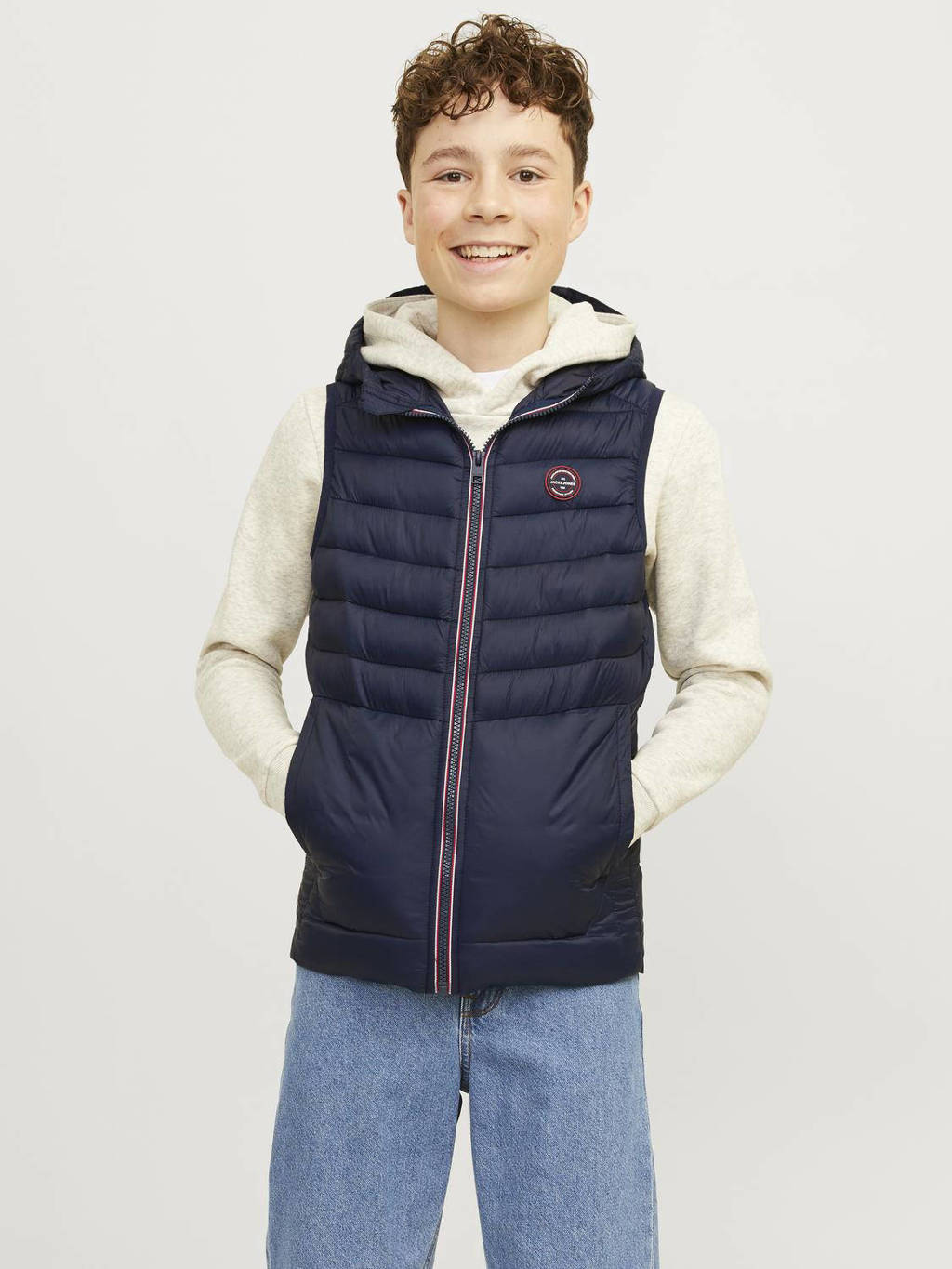 JACK & JONES bodywarmer JJESPRINT donkerblauw