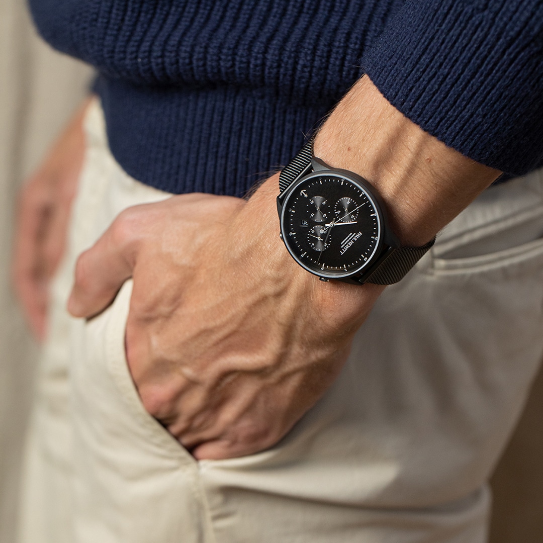 Paul Hewitt Chrono Marinium Ocean Steel Black Ø 42