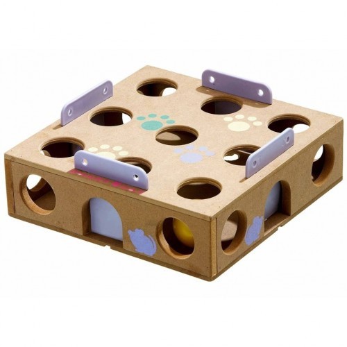 Brinquedo para esconder petiscos e bolinhas para gatos