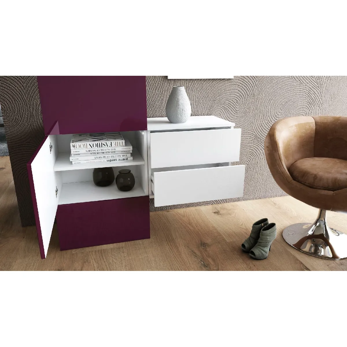 MPC Vestiaire Blanc/Gris