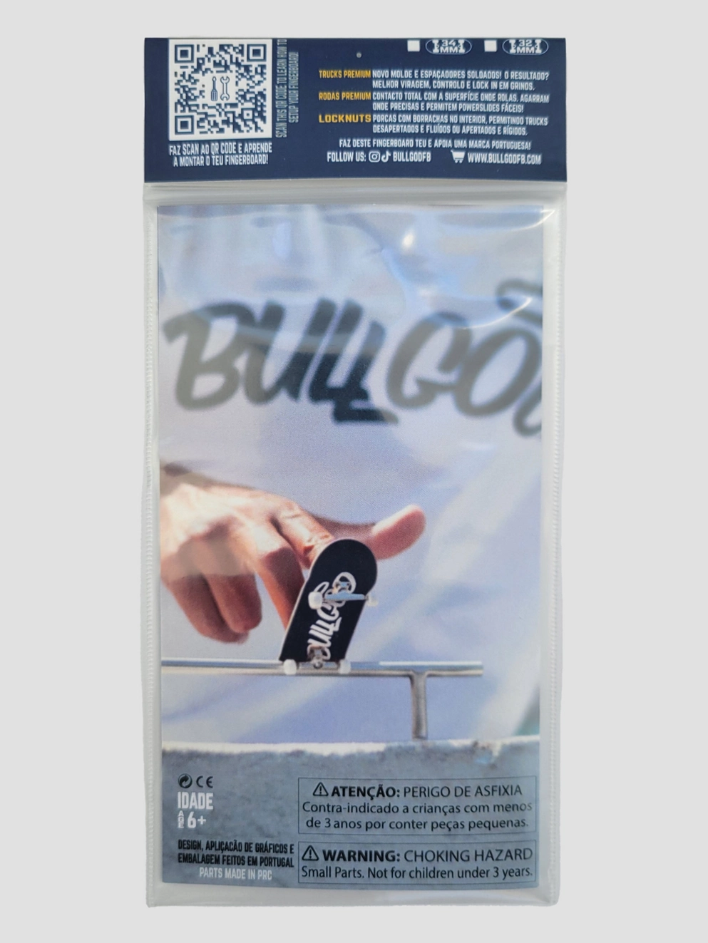 BullGod Premium Gratitude 32mm Fingerboard orange