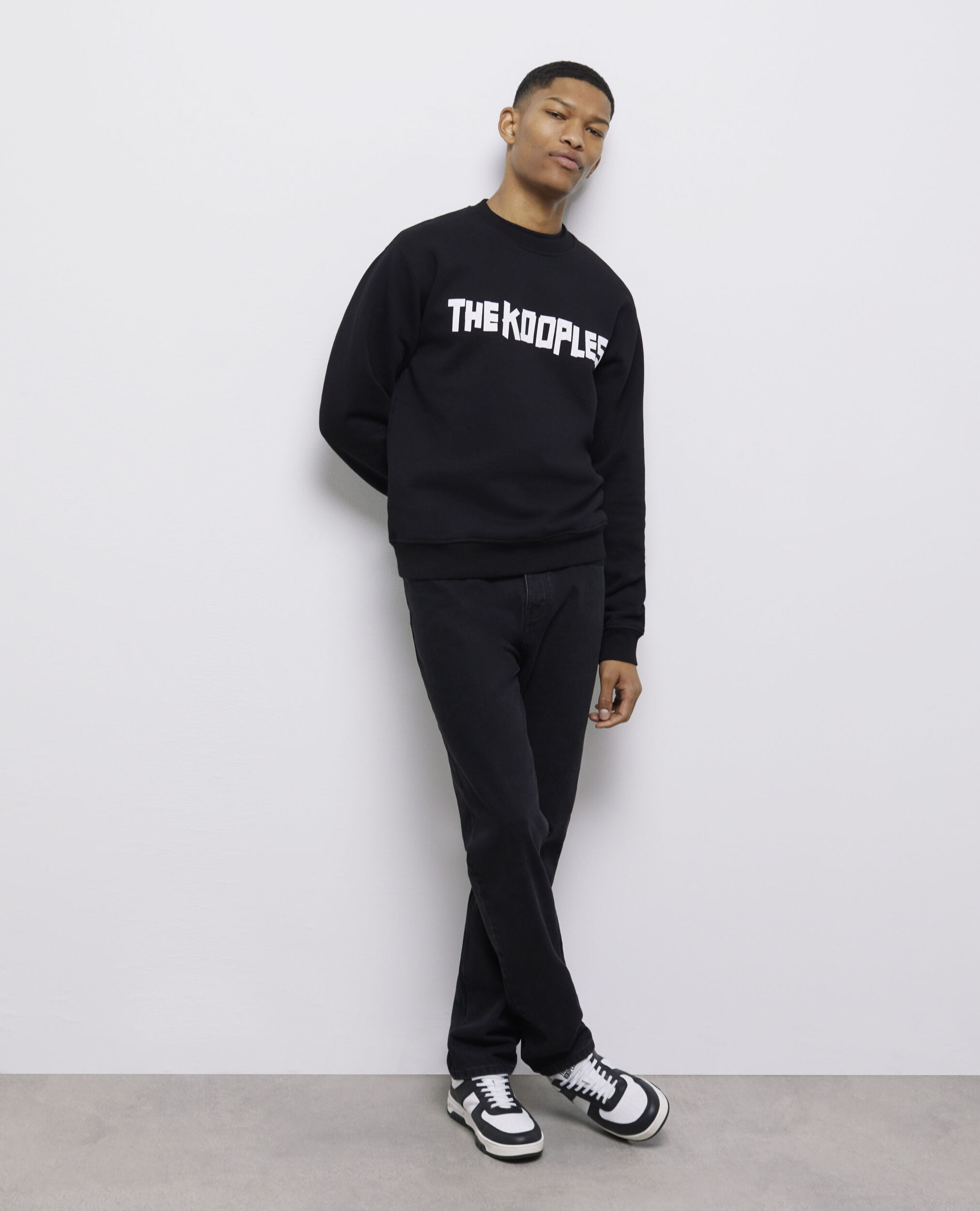 Sweatshirt logo The Kooples noir