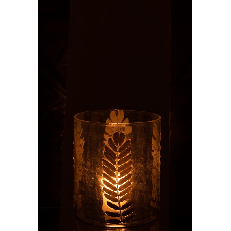 Vase en verre multicouleur 19x19x23 cm