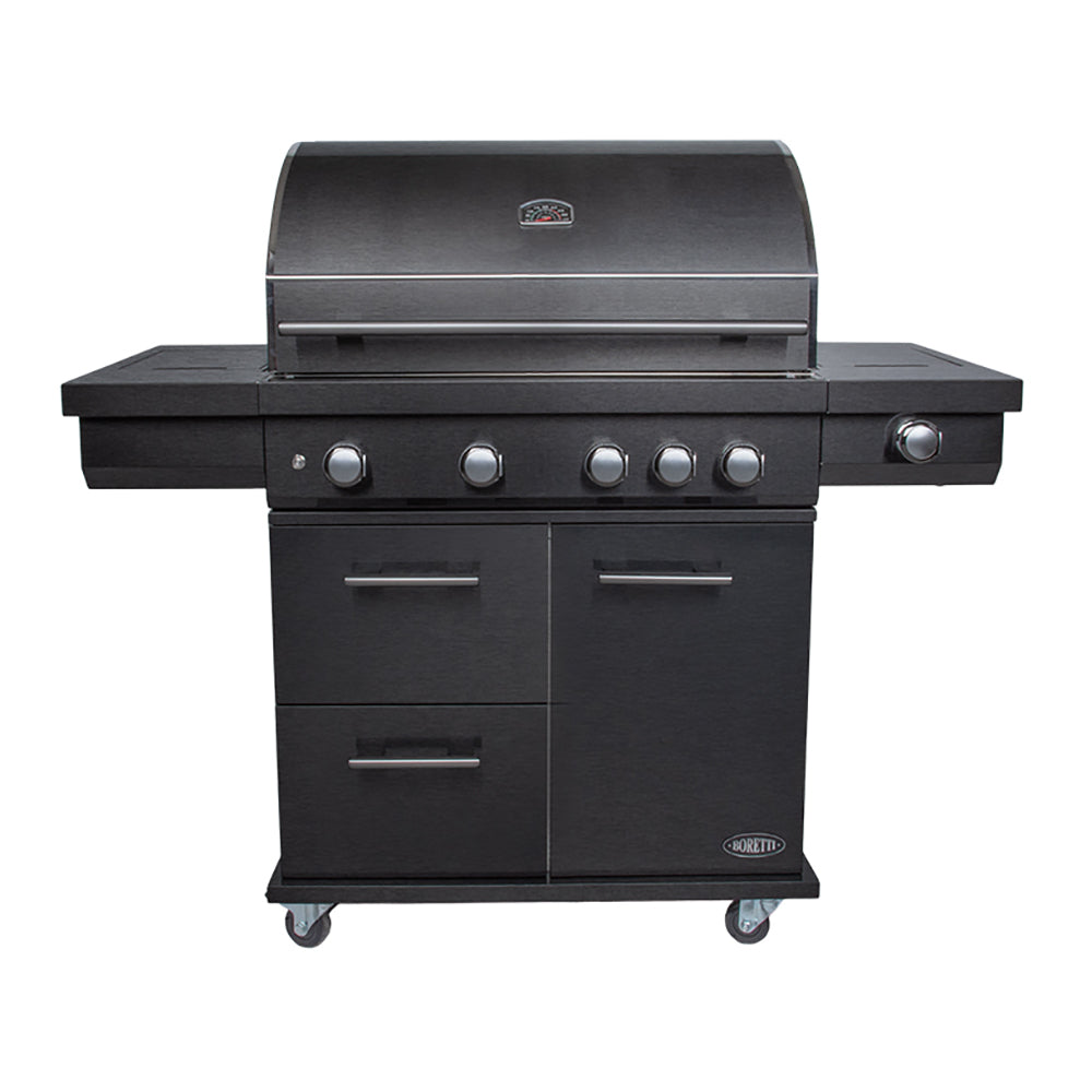 Boretti Imperatore Nero Gasbarbecue - 4 Branders