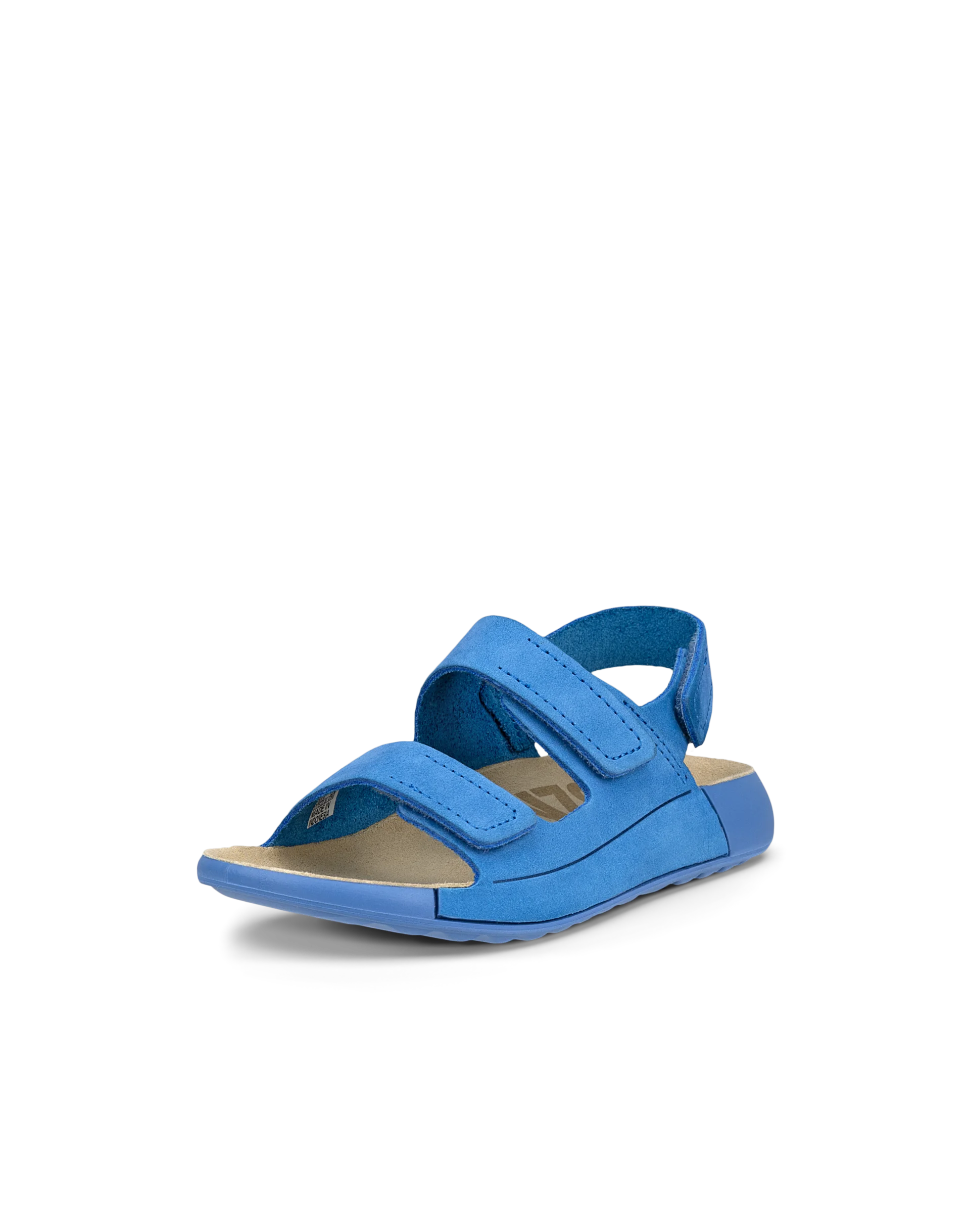 ECCO COZMO K Kinder Nubuksandale mit zwei Riemen Blau