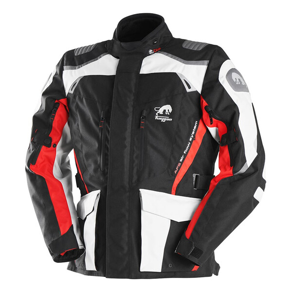 Furygan - Veste Apalaches Noir / Gris Clair / Rouge