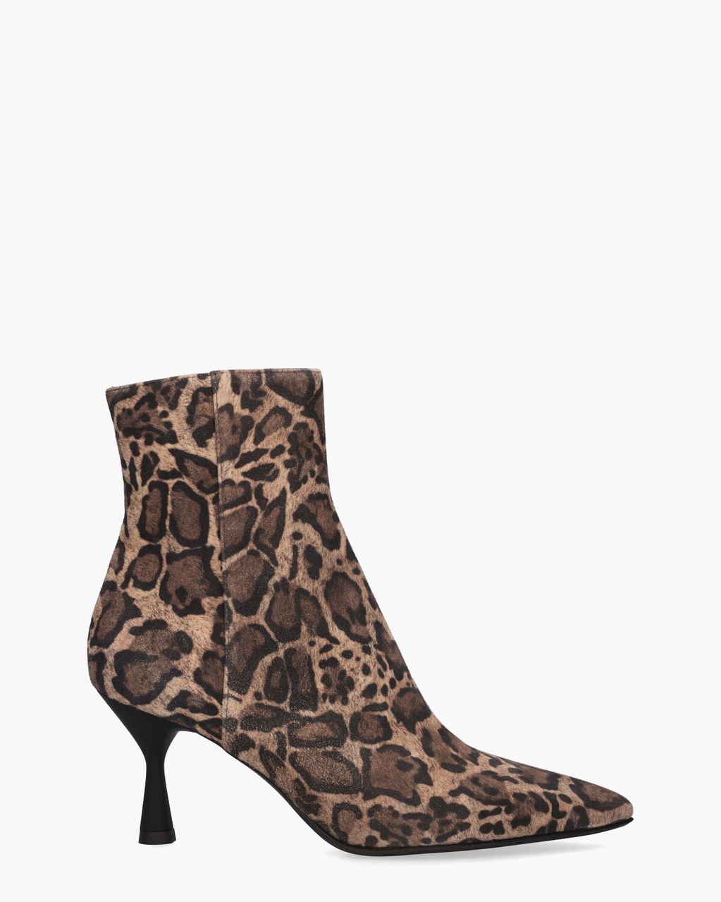 AGL Ide Bruin/Zwart Dames Enkelboots
