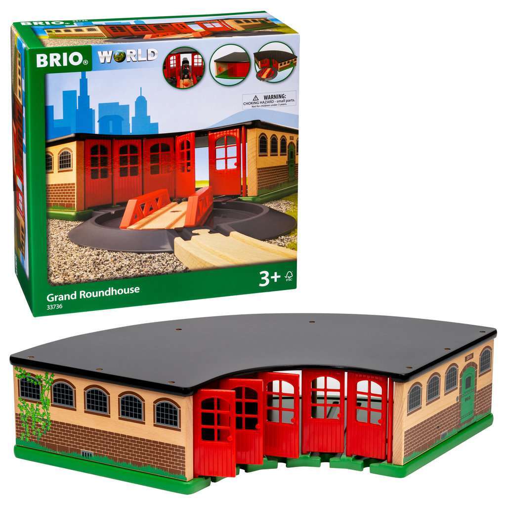 BRIO Spiel Großer Ringlokschuppen
