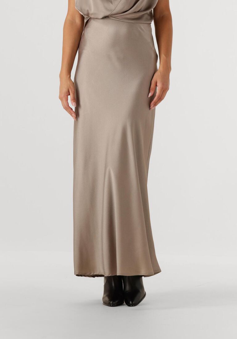 taupe bruuns bazaar maxirok bbjoanelle skirt