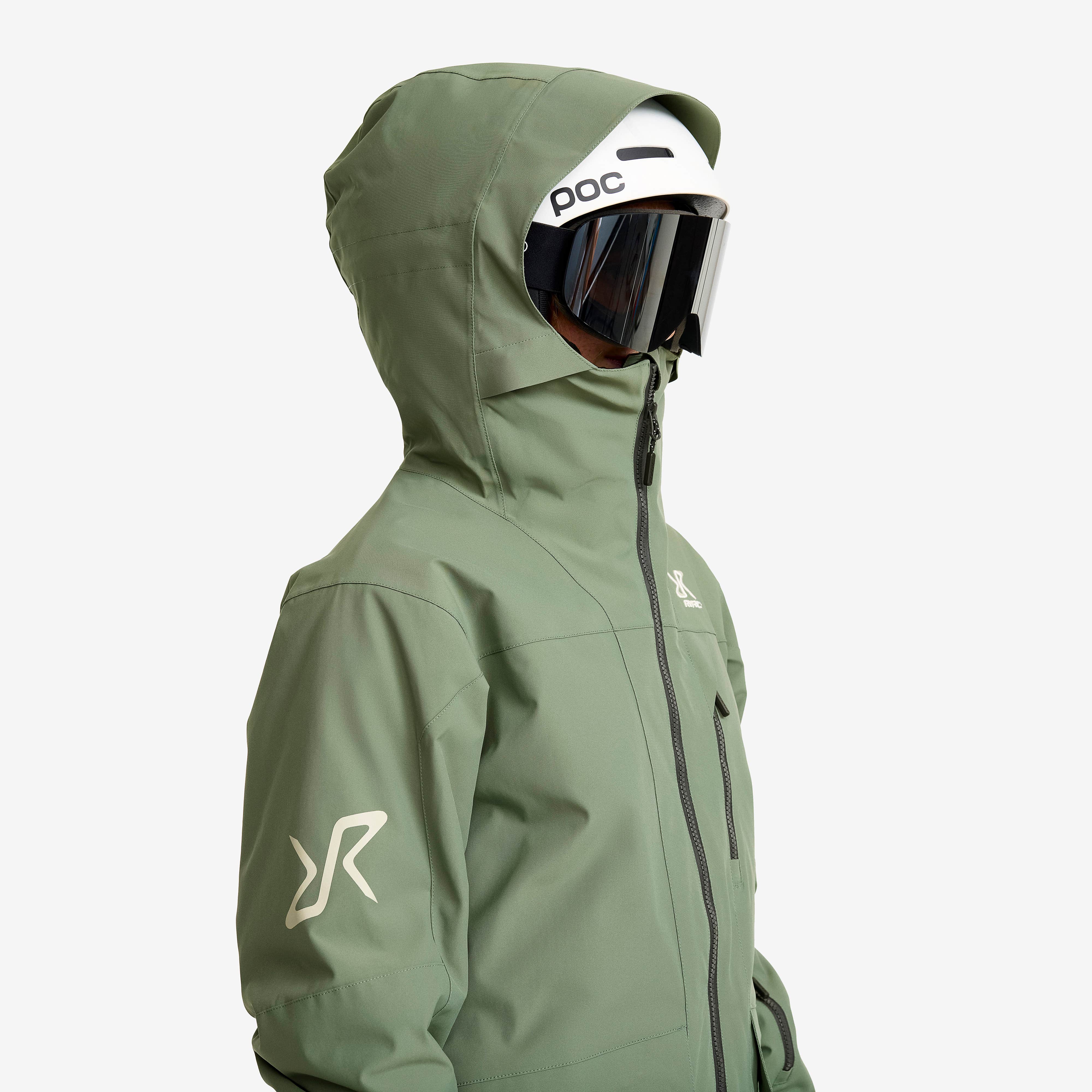Halo 2L Insulated Ski Jacket Dame Dusty Green