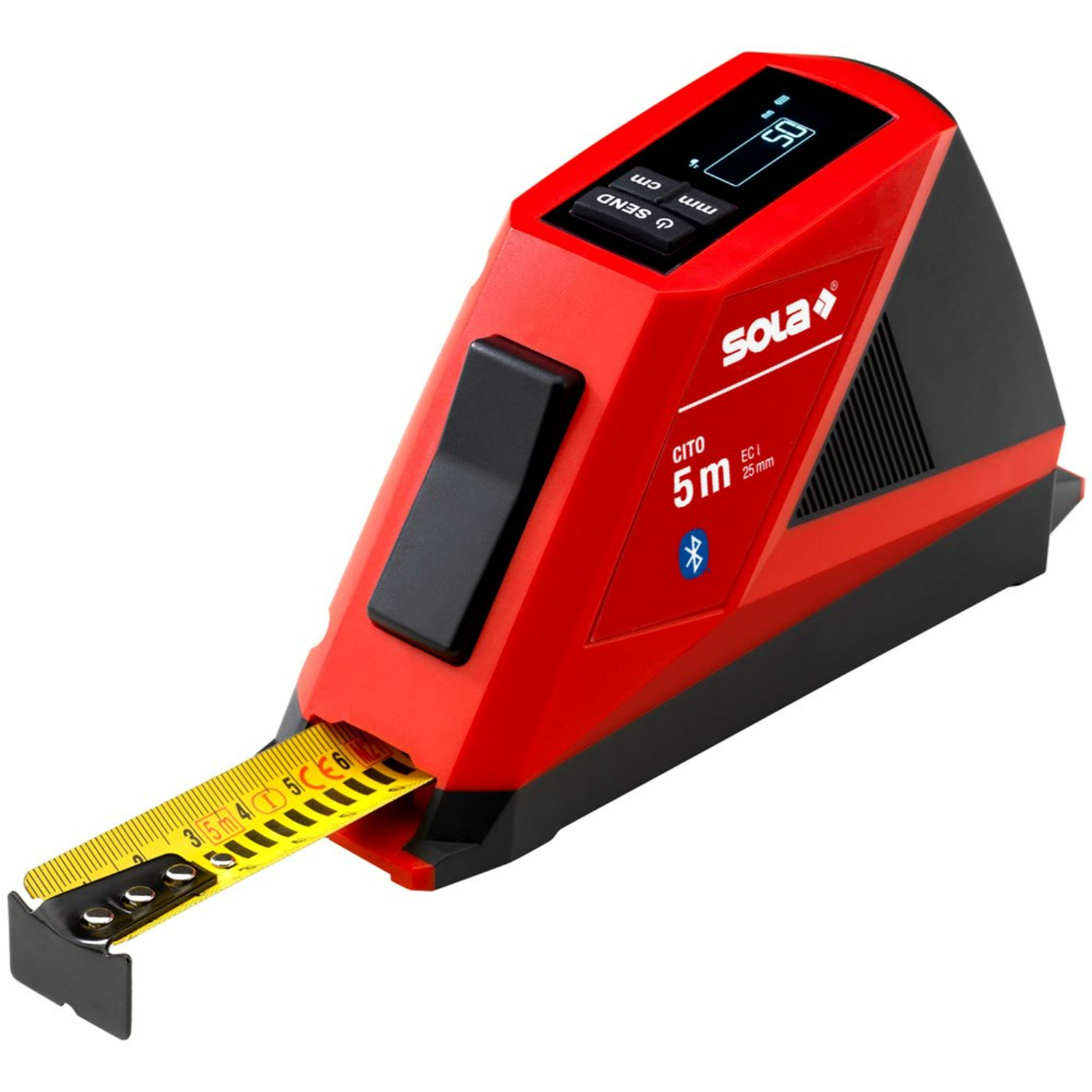 Sola CITO Digitale Rolmaat Bluetooth - 5m x 25mm