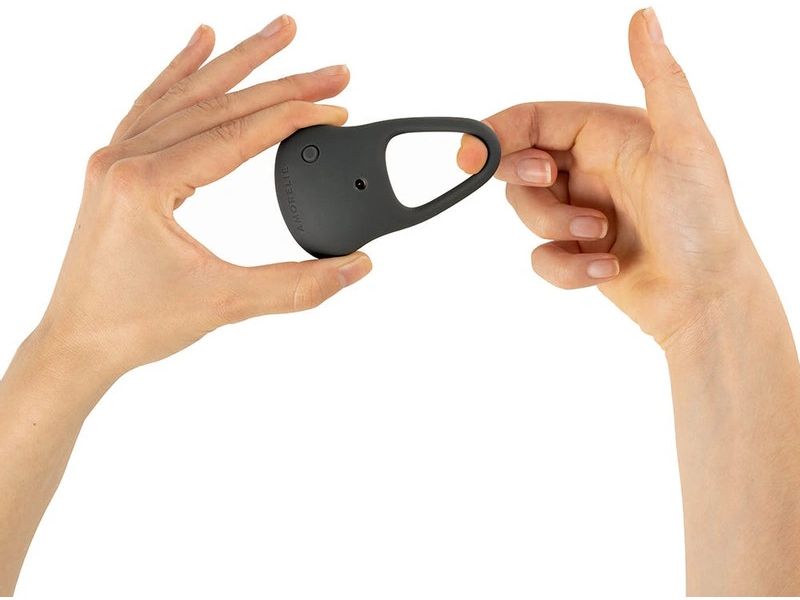 Amorelie Penisring mit Vibration Penisring mit Vibration sorgt für eine prallere Erektion und extra Stimulation der Klitoris