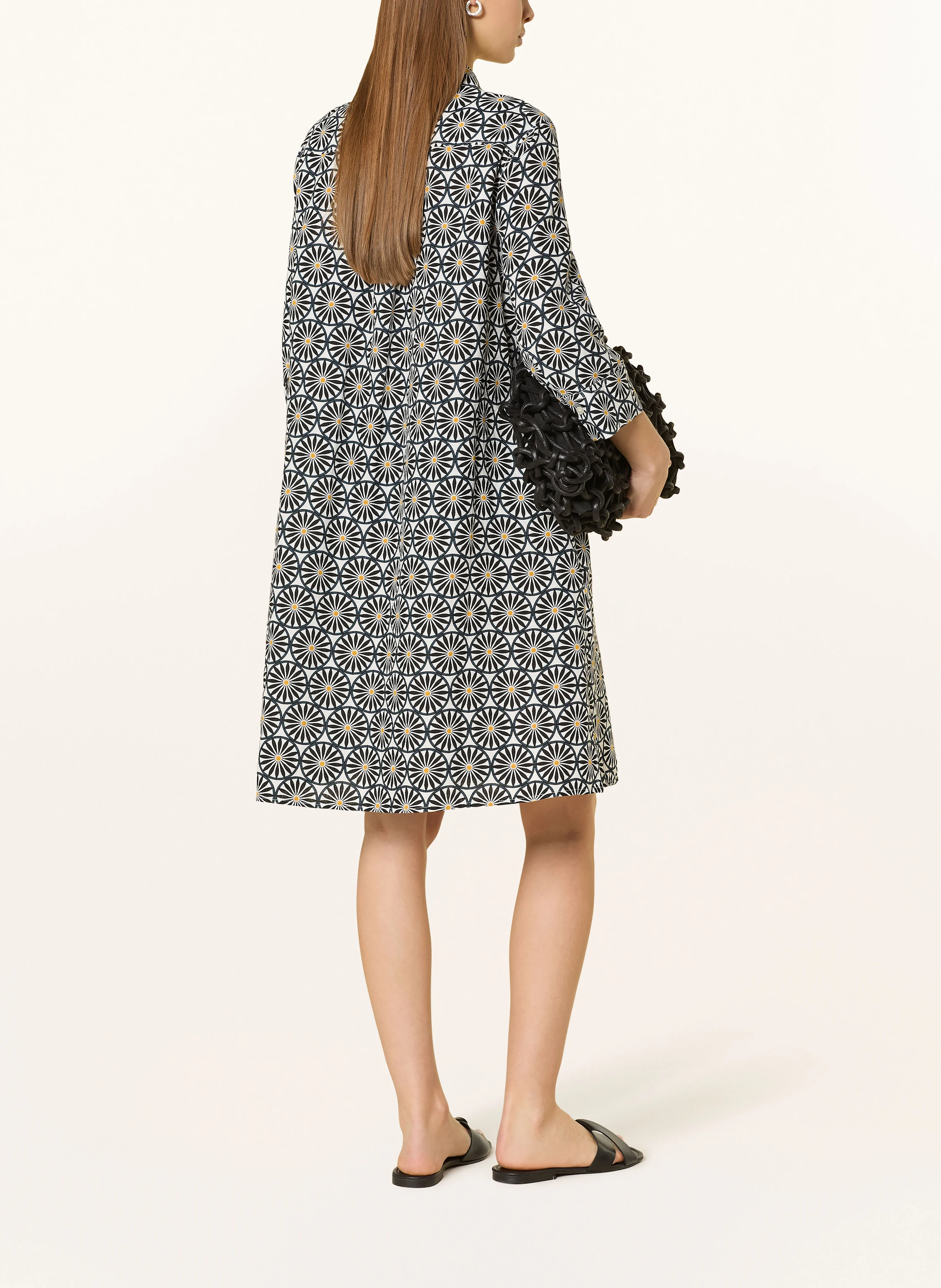 Marc O'Polo Hemdblusenkleid aus Leinen mit 3/4-Arm
