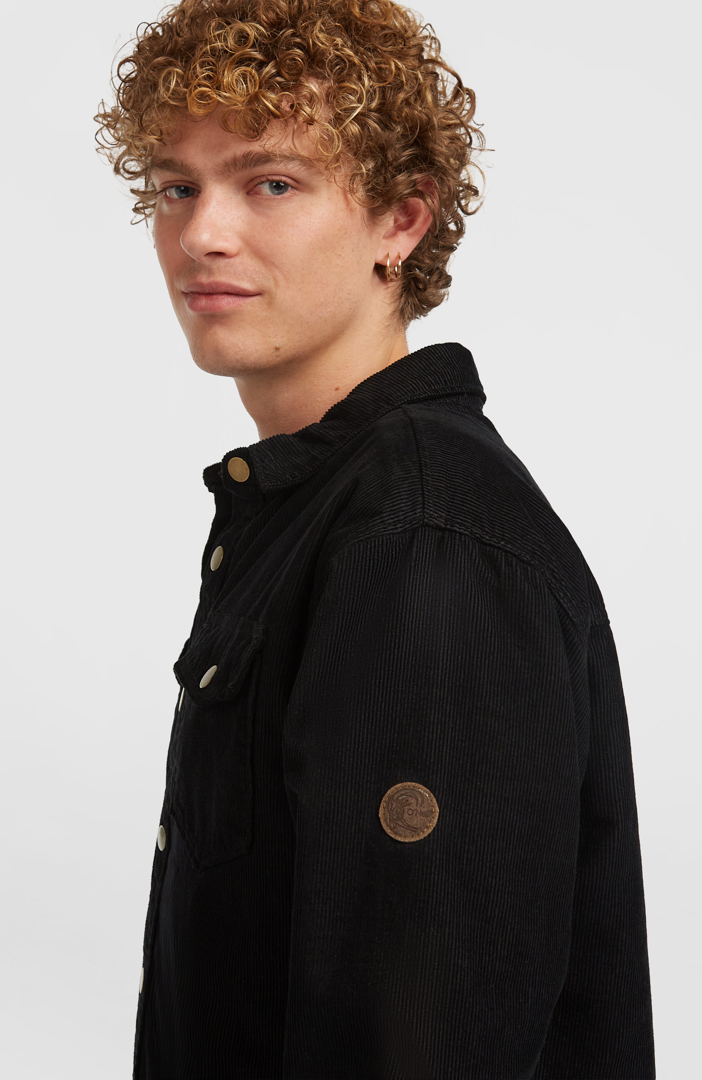 O'Riginals Corduroy overshirt met fleecevoering