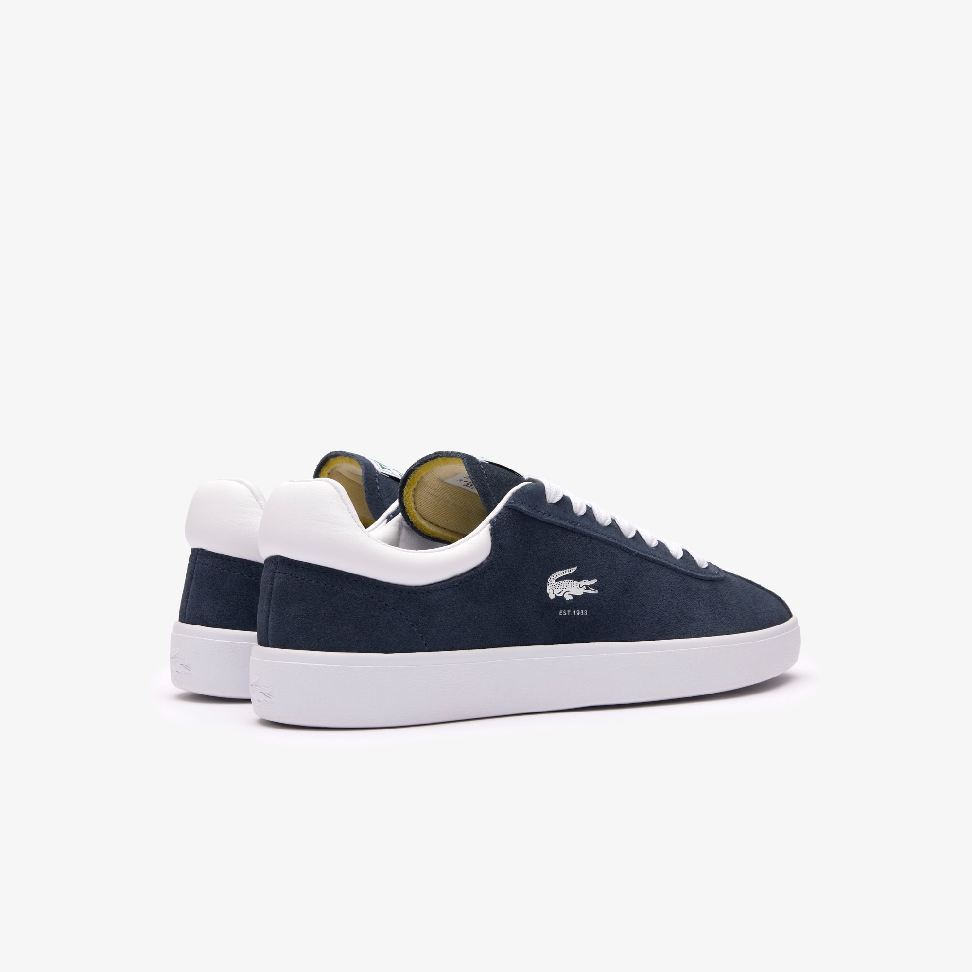 Sneakers Baseshot femme en cuir velours Sneakers - Bleu - Lacoste - Femme