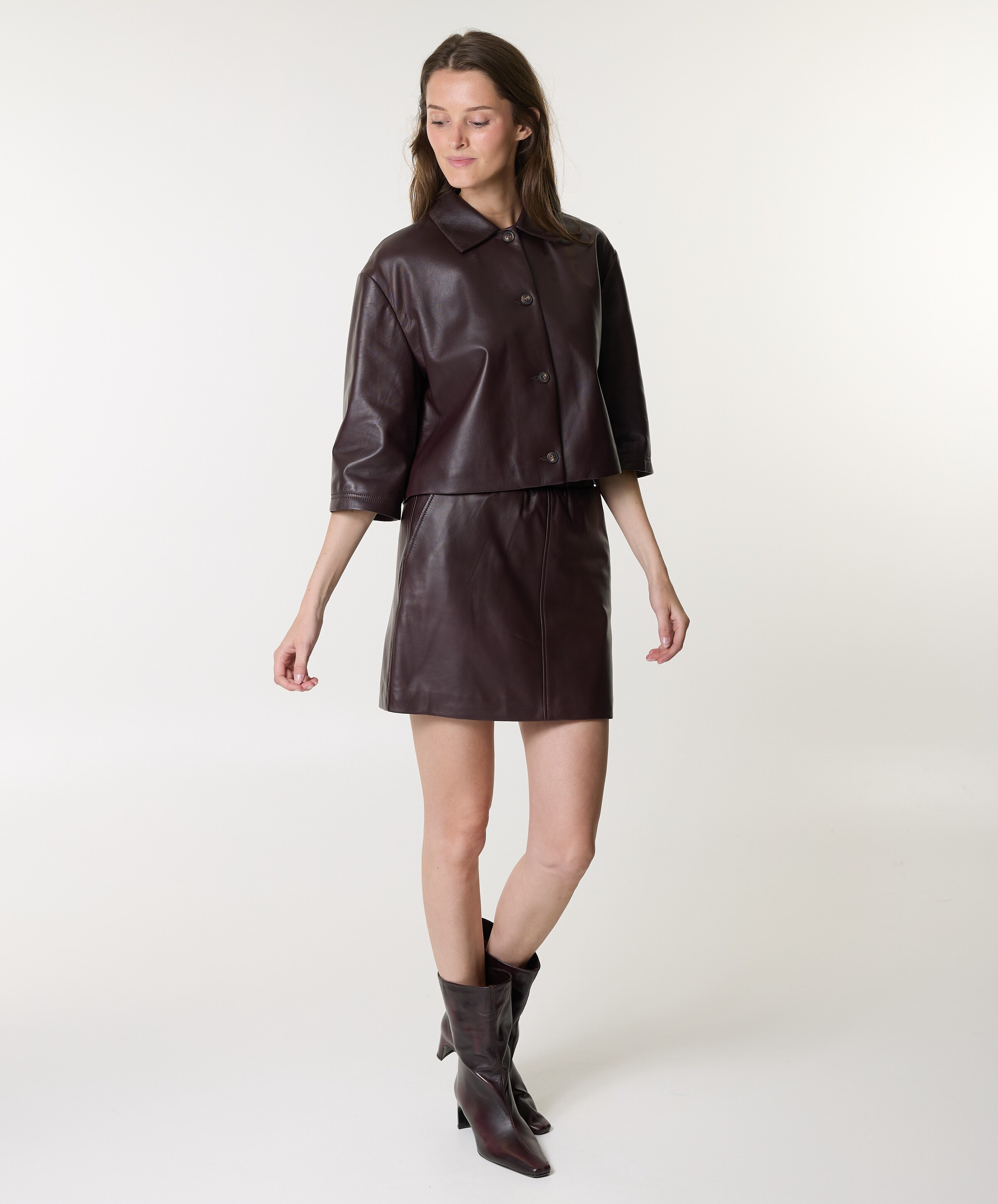 STUDIO AR Dames jas bordeaux