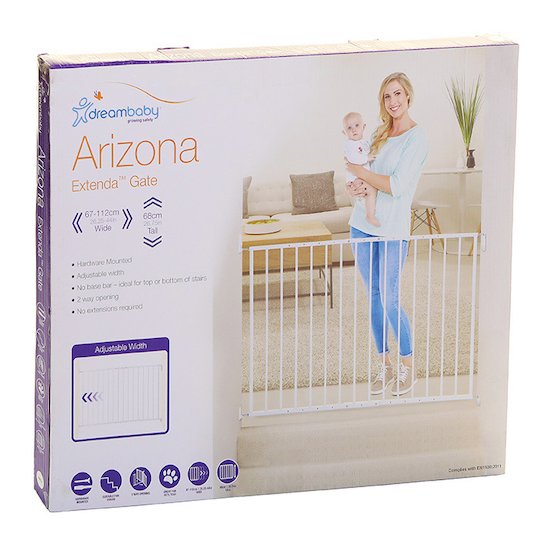 Barrière de sécurité Arizona Extenda   Blanc        de               Dreambaby