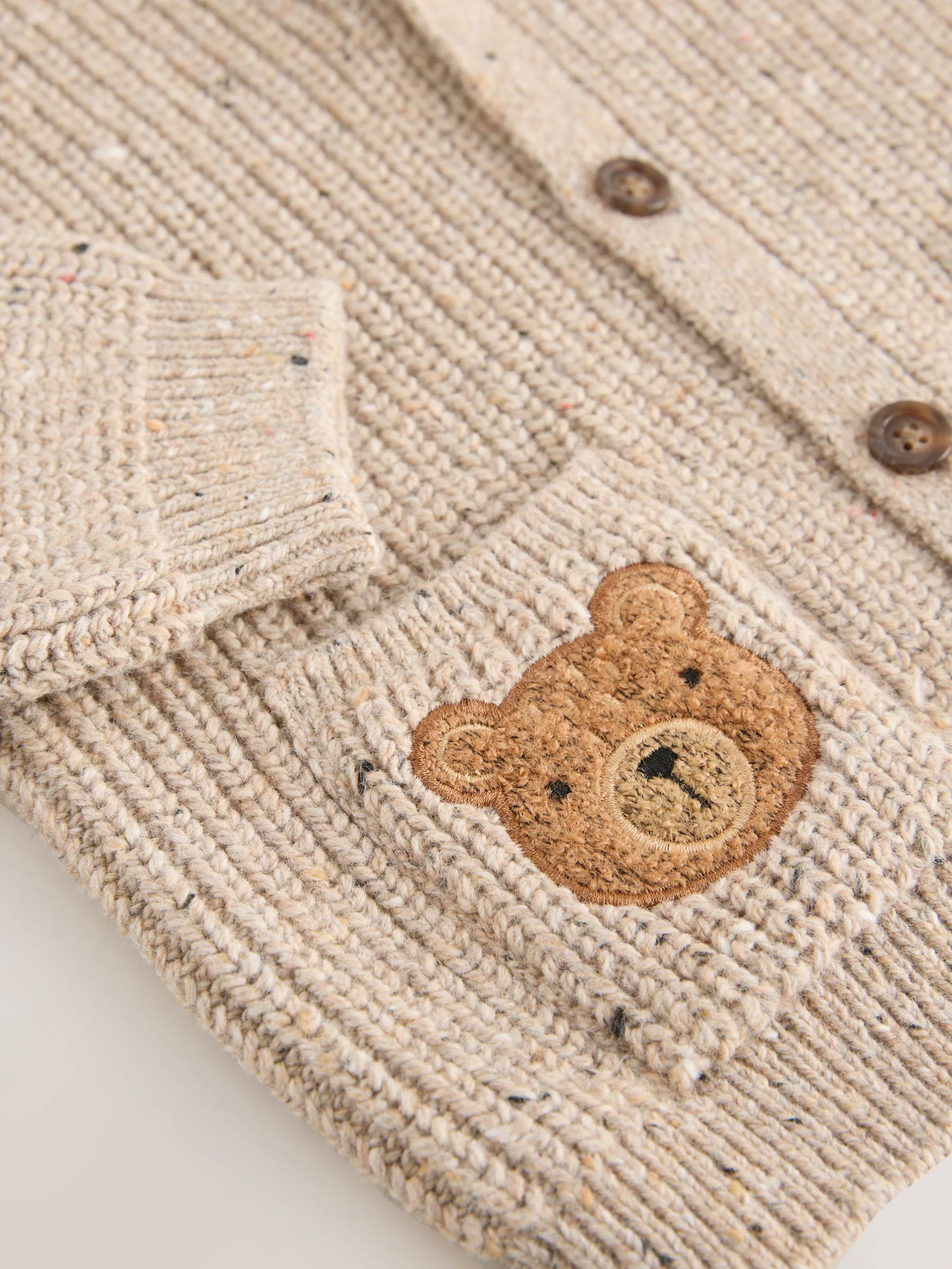 Neutrale beren - Vest met figuurtjes (3mnd-7jr)