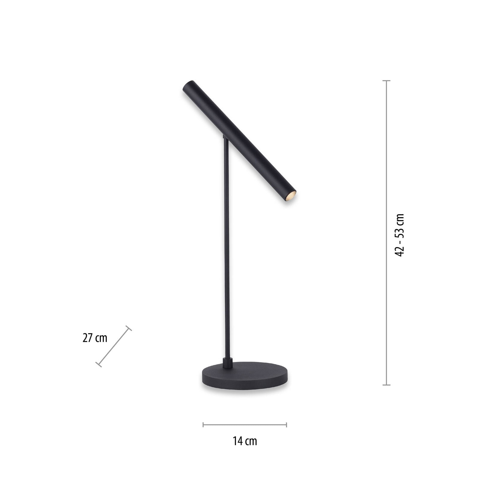 Paul Neuhaus LED Tischlampe PURE-TUTUA schwarz