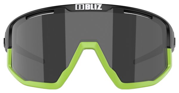Lunettes Bliz Fusion Noir Mat / Vert Smoke