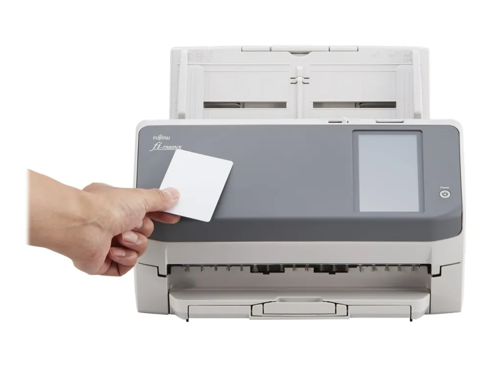 Ricoh fi-7300NX - Dokumentscanner - Dual CCD - Duplex - 216 x 355.6 mm - 600 dpi x 600 dpi - op til 60 ppm (mono) / op til 60 ppm (farve) - ADF (80 ark) - op til 4000 scanninger pr. dag - Gigabit LAN, USB 3.1 Gen 1