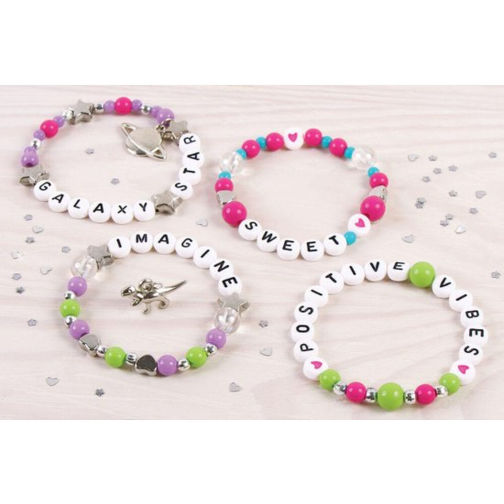 Make It Real Blokletter Armbanden Maken