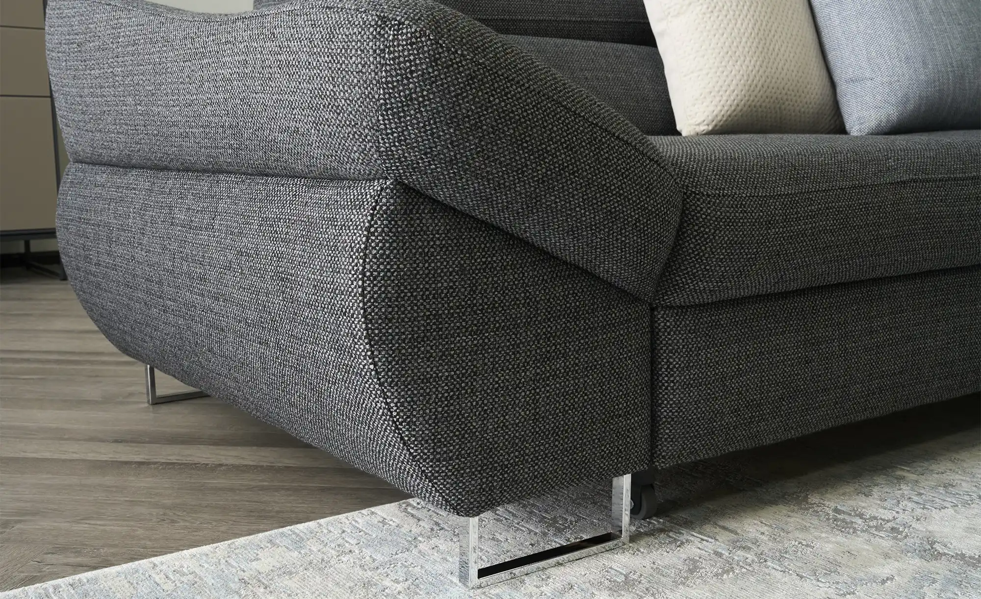switch Ecksofa aus Flachgewebe Fabio