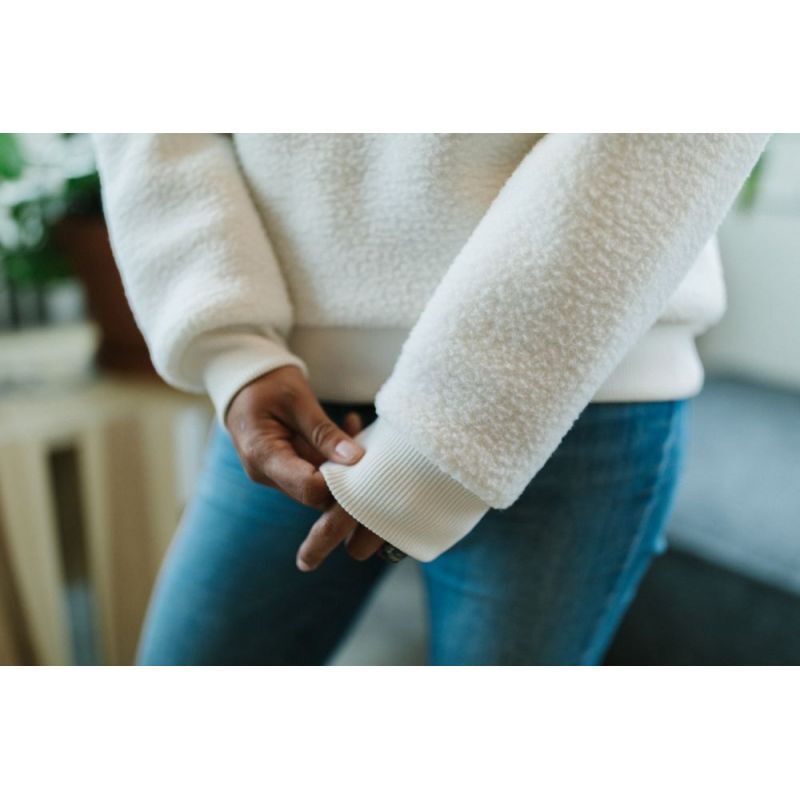 EcoLoft Boyfriend Crew - Sweatshirt femme