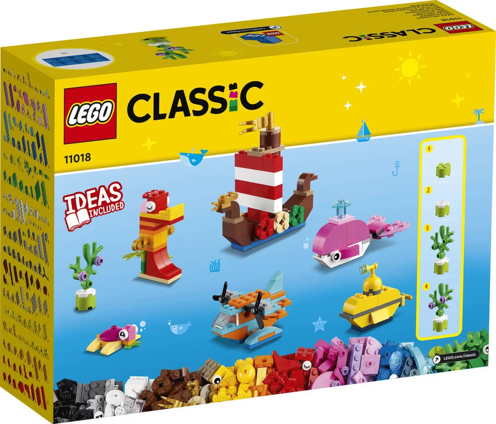 LEGO®CLASSIC 11018 -JEUX CREATIFS DANS L’OCEAN