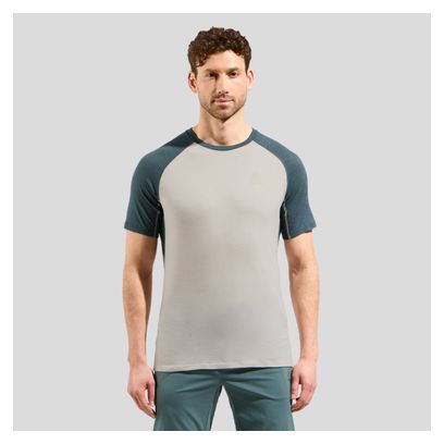 T-shirt Technique Odlo Ascent Performance Wool 125 Gris