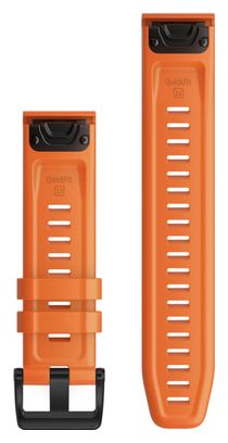 Bracelet de Montre Garmin QuickFit 22 mm Silicone Orange Ember