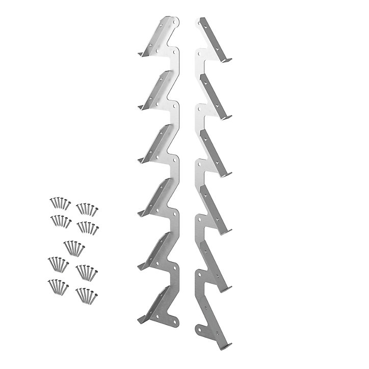 Lot de 2 supports en métal Lemhi pour pose persienne