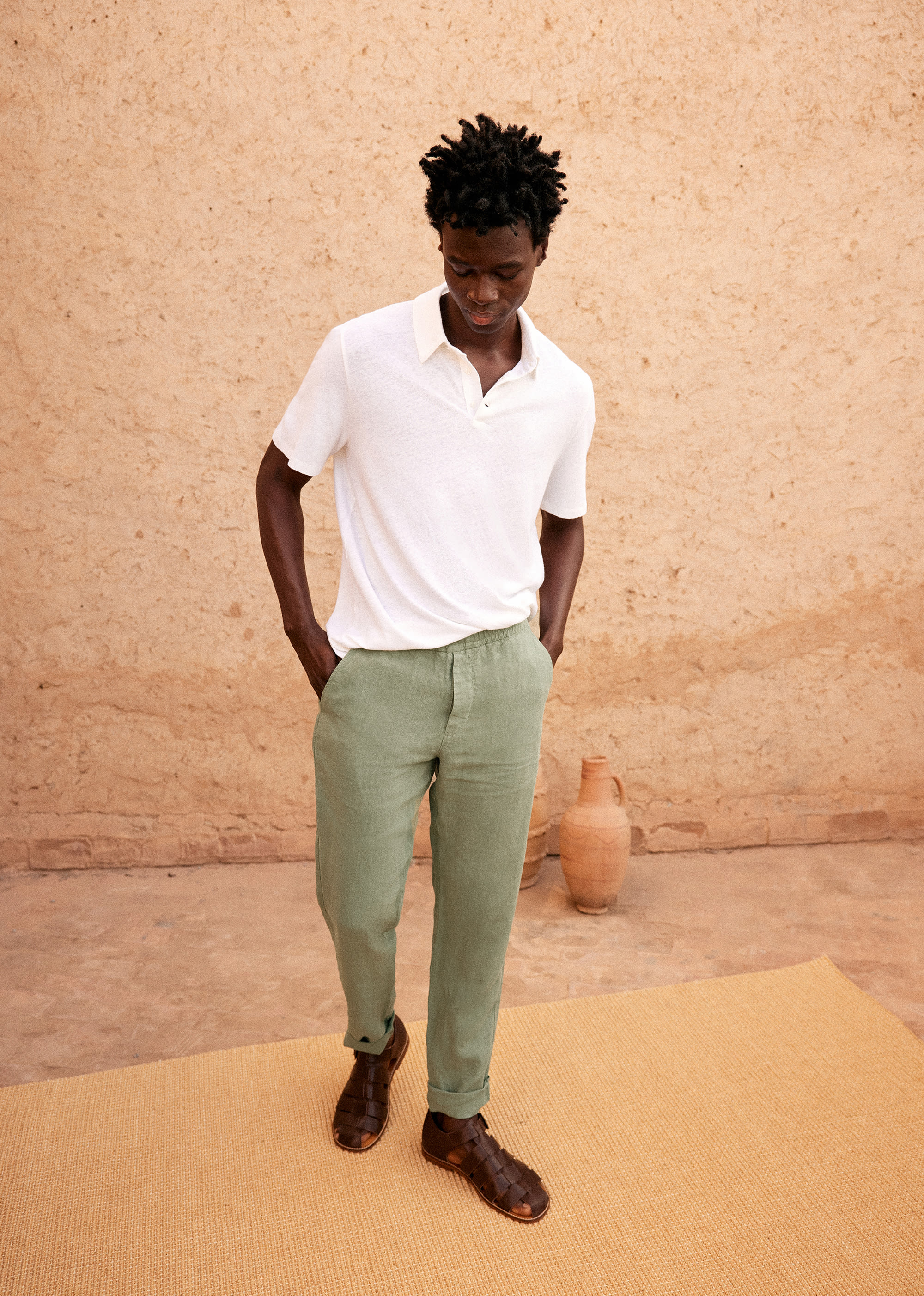 Pantalon Danny Lin - Vert - POUR LUI 5906596
