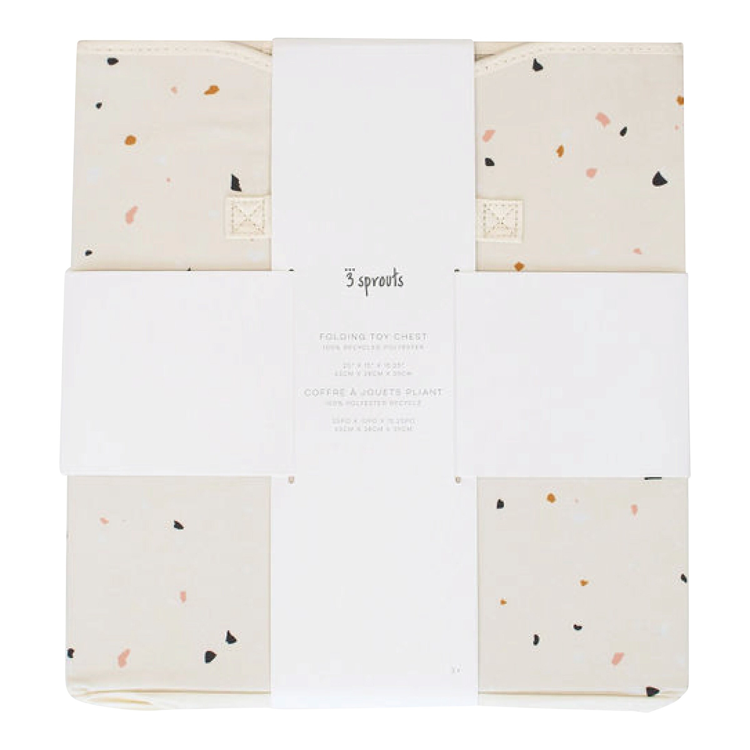 3 sprouts Aufbewahrungskiste Terrazzo Terrazzo Cream