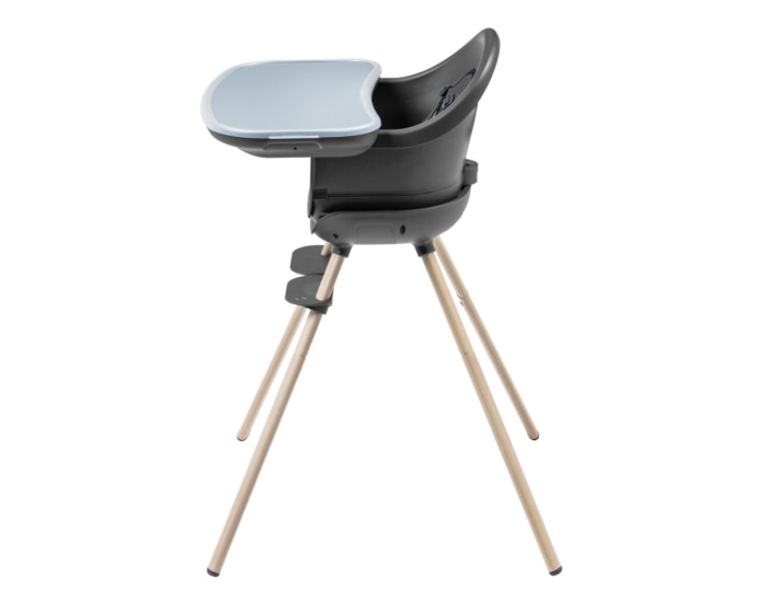 Moa 4-in-1 Hochstuhl 6 M - 7 Y   0 - 25 kg    4 verschiedene Möglichkeiten  |    Stilvolles, langlebiges Design  |    Hält jedem Chaos stand  |    Einfach zu installieren und anzupassen  |