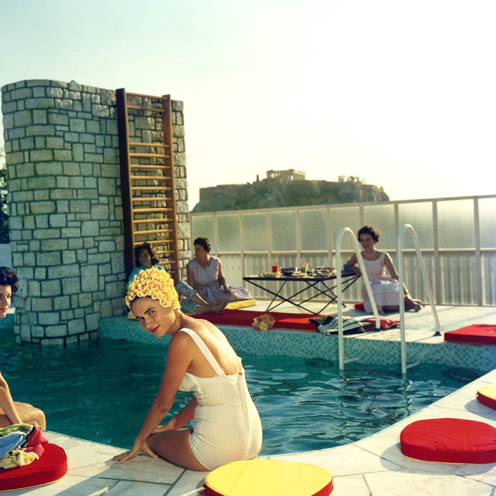 Penthouse Pool by Slim Aarons - Open Edition.