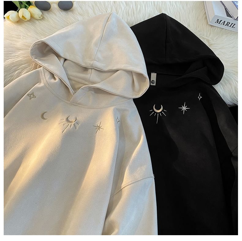 Mimiyox - Geborduurde oversized hoodie