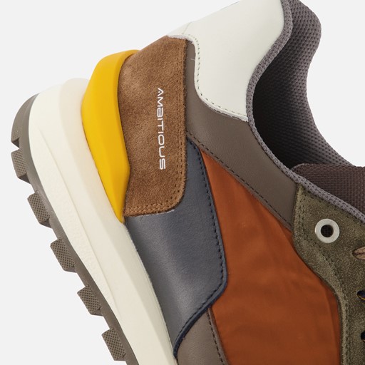 Ambitious Silky Sneakers oranje Leer