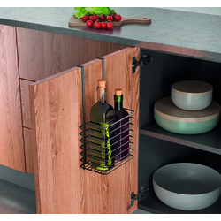 Rangement suspendu Galileo LAVA, noir mat