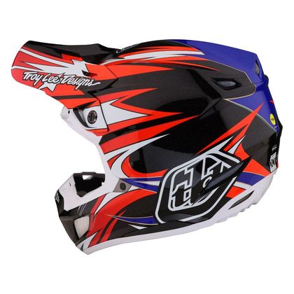 Casque cross TroyLee design SE5 ECE COMPOSITE INFERNO MIPS 2023 - Rouge
